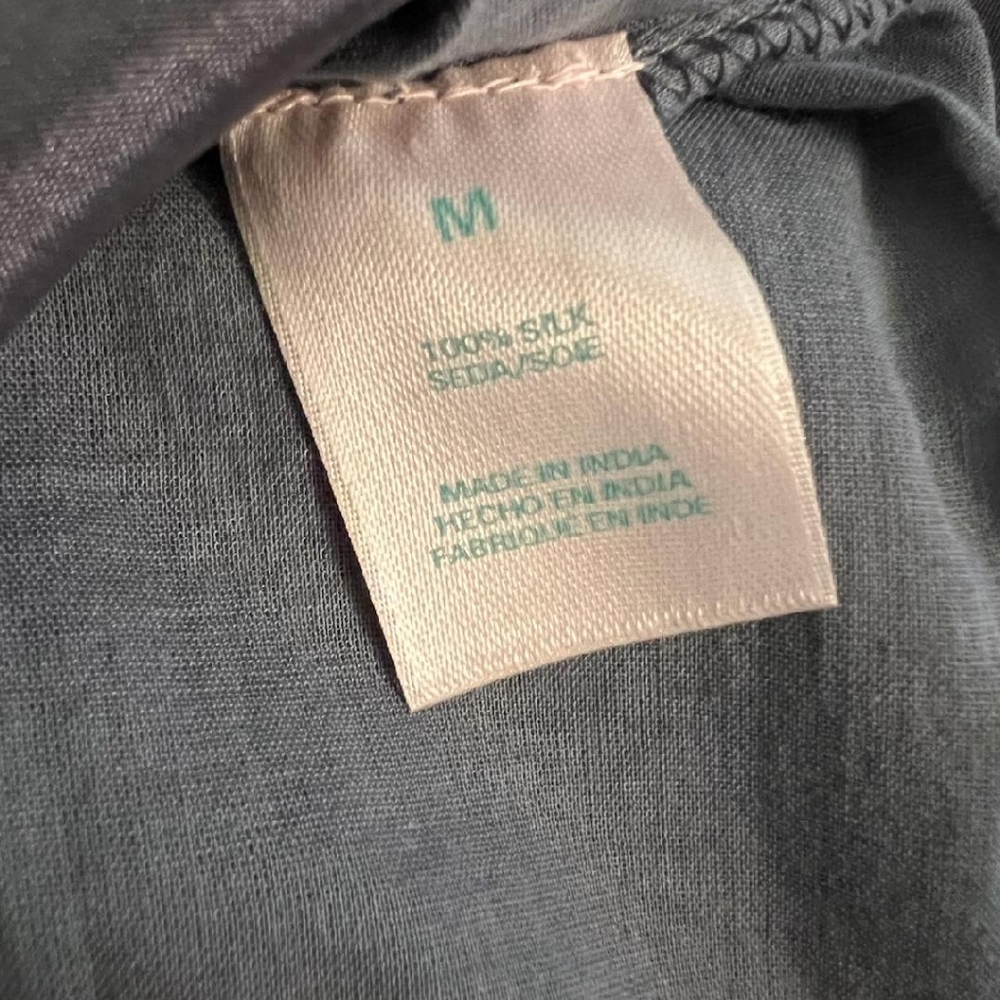 Aqua silver dress in medium
